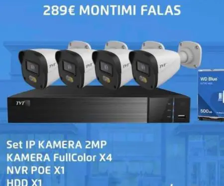 Kamera Sigurie CCTV - instalime profesionale; facebook: Ek Security, instagram: ek.security