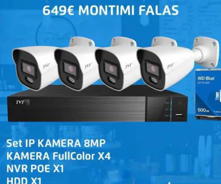 Kamera Sigurie CCTV - instalime profesionale; facebook: Ek Security, instagram: ek.security