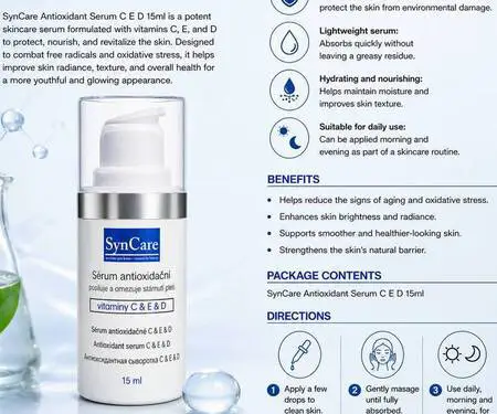 Serumi Antioksidant SynCare C & E & D 15 ml