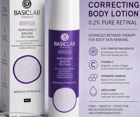 BasicLab Esteticus Correcting Body Lotion 0.2% Pure Retinal 100 ml