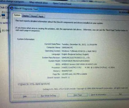 Laptop Samsung R540 i3 4 GB / 500 GB 15.6'