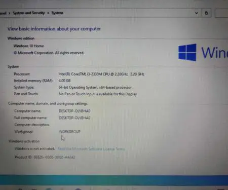 Laptop Samsung RV711 i3 4 GB / 500 GB 17.3'
