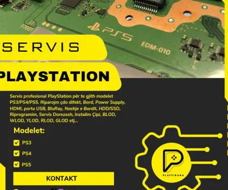 Servis PlayStation (PS5-PS4-PS3)