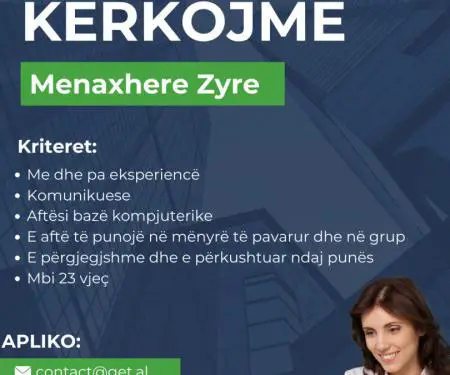 KERKOJME MENAXHERE ZYRE